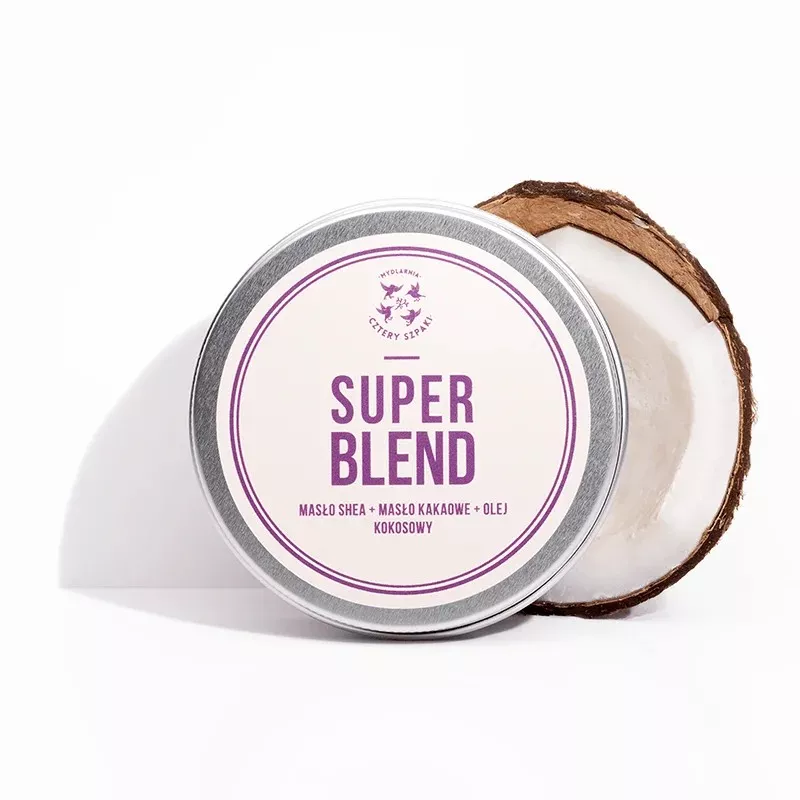 Masło Super Blend - shea + kakao + kokos - Cztery Szpaki