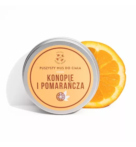 Mus do ciała Konopie i Pomarańcza - Cztery Szpaki