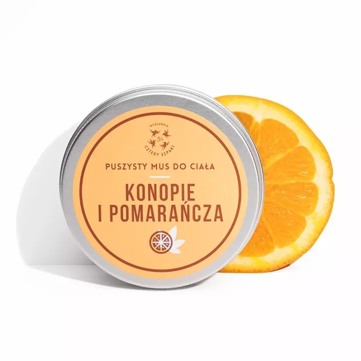 Mus do ciała Konopie i Pomarańcza Mus do ciała Konopie i Pomarańcza