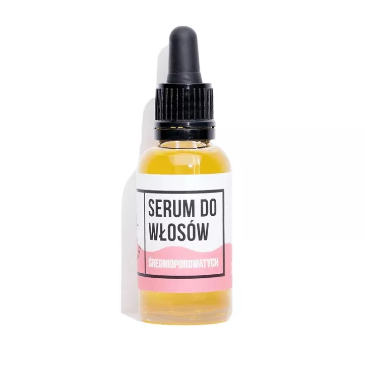 Serum do włosów średnioporowatych