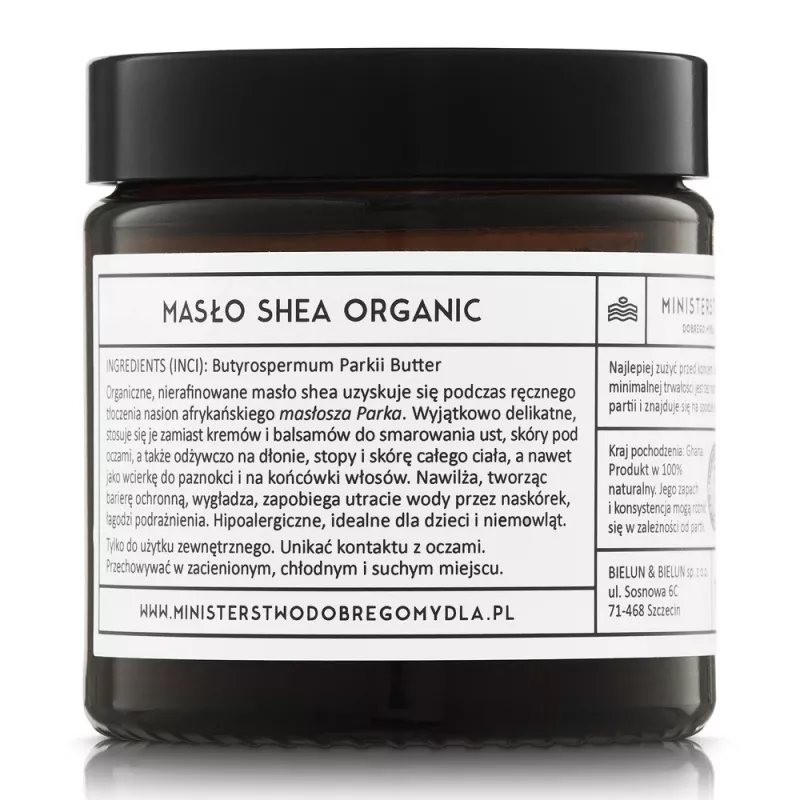 Organiczne Masło Shea - Ministerstwo Dobrego Mydła