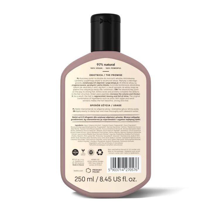 Hair Recharger Odżywka Regenerująca - Proteinowa 250 Ml Hair Recharger Odżywka Regenerująca - Proteinowa 250 Ml