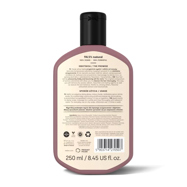 Deep Wash - Szampon Mocno Oczyszczający 250 Ml Deep Wash - Szampon Mocno Oczyszczający 250 Ml