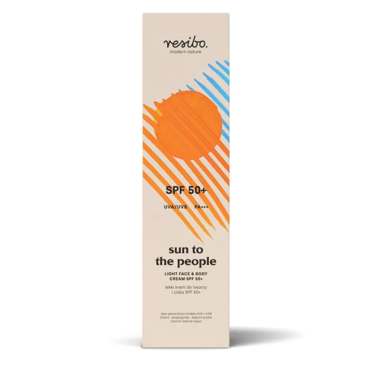 Sun The People Lekki Krem Do Twarzy I Ciała Spf 50 50Ml