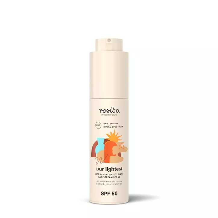 Our Lightest Ultra Lekki Krem Do Twarzy Z Antyoksydantami Spf 50 50Ml
