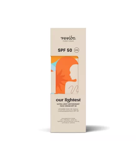 Our Lightest Ultra Lekki Krem Do Twarzy Z Antyoksydantami Spf 50 50Ml