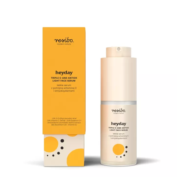 Heyday Lekkie Serum Z Potrójną Witaminą C I Antyoksydantami 30 Ml Heyday Lekkie Serum Z Potrójną Witaminą C I Antyoksydantami 30 Ml