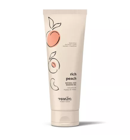 Rich Peach Naturalny Żel Myjący Do Twarzy 125 Ml