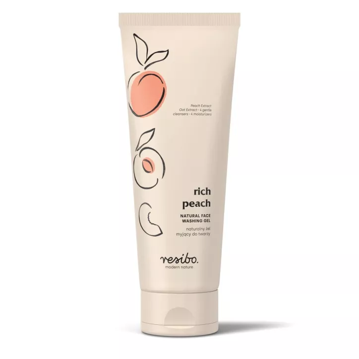 Rich Peach Naturalny Żel Myjący Do Twarzy 125 Ml