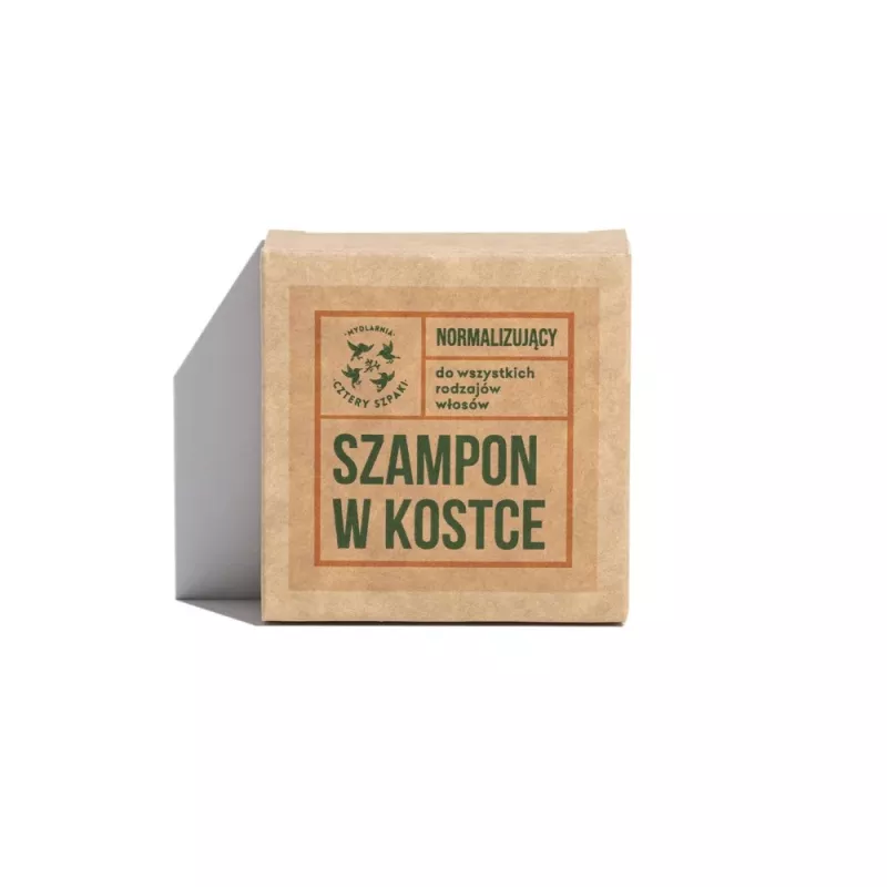 Szampon normalizujący do włosów w kostce - Cztery Szpaki