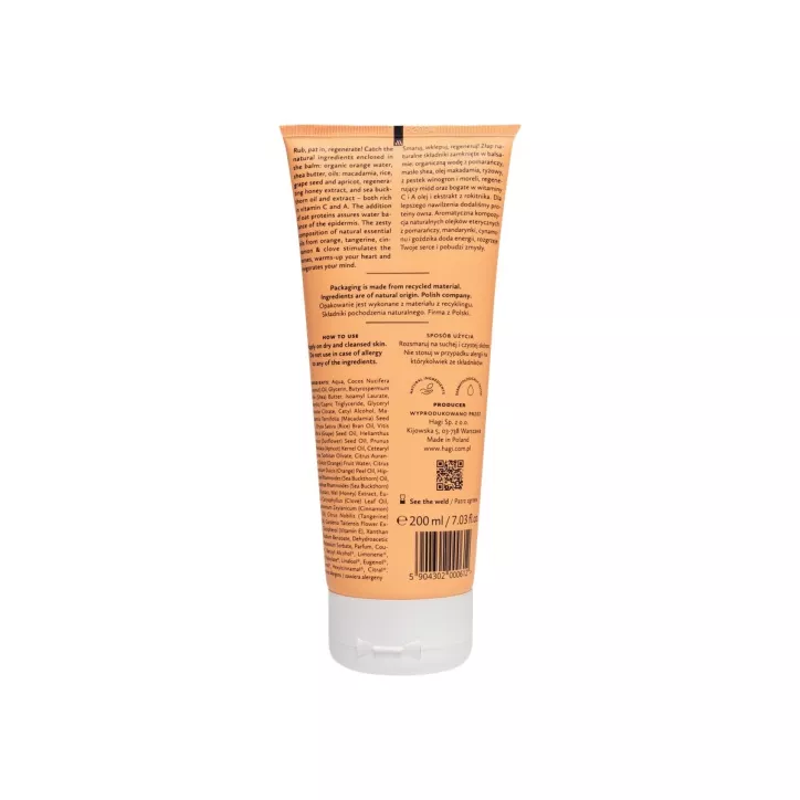 Balsam Do Ciała Korzenna Pomarańcza - Regenerujący 200 Ml