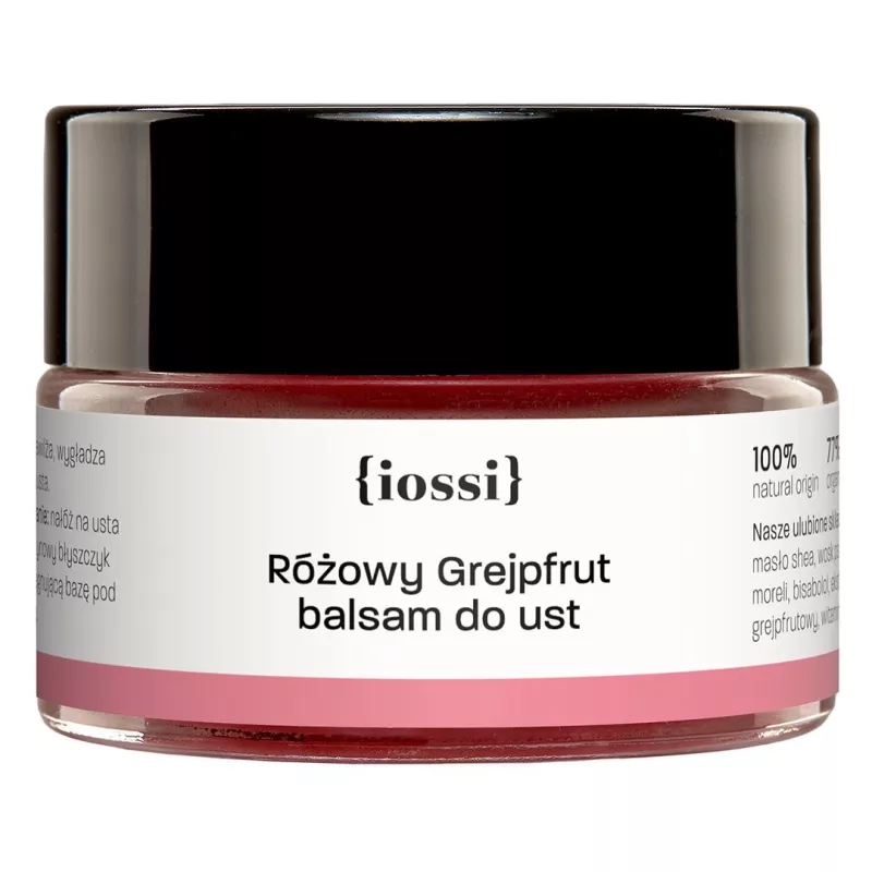 Różowy grejpfrut. Balsam do ust – naturalny kosmetyk | Sklep Iossi