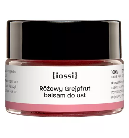 Różowy grejpfrut. Balsam do ust – naturalny kosmetyk | Sklep Iossi