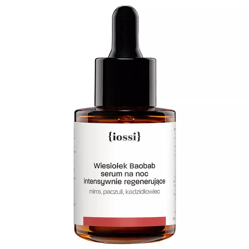 Wiesiołek Baobab. Serum intensywna nocna regeneracja – naturalny kosmetyk | Sklep Iossi