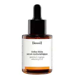 Dzika Róża. Serum rozświetlające z geranium, cyprysem i witaminami C i E – naturalny kosmetyk | Sklep Iossi