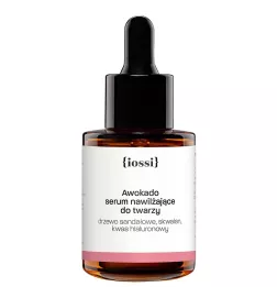 Awokado. Serum nawilżająco wygładzające z drzewem sandałowym i kwasem hialuronowym – naturalny kosmetyk | Sklep Iossi