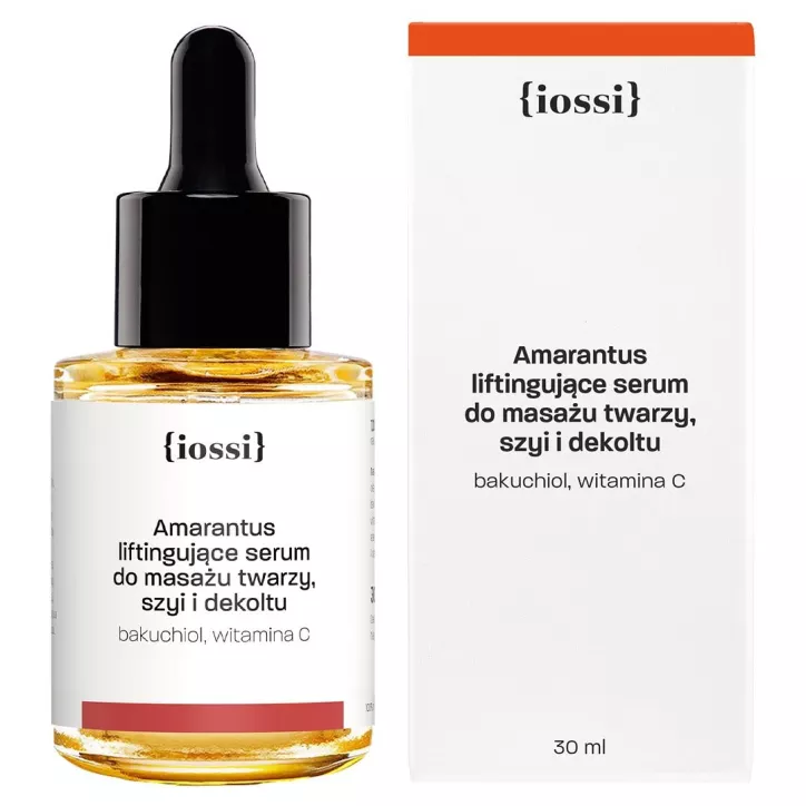 Amarantus. Serum Liftingujące do masażu twarzy, szyi i dekoltu z bakuchiolem, witaminą C Amarantus. Serum Liftingujące do masażu twarzy, szyi i dekoltu z bakuchiolem, witaminą C