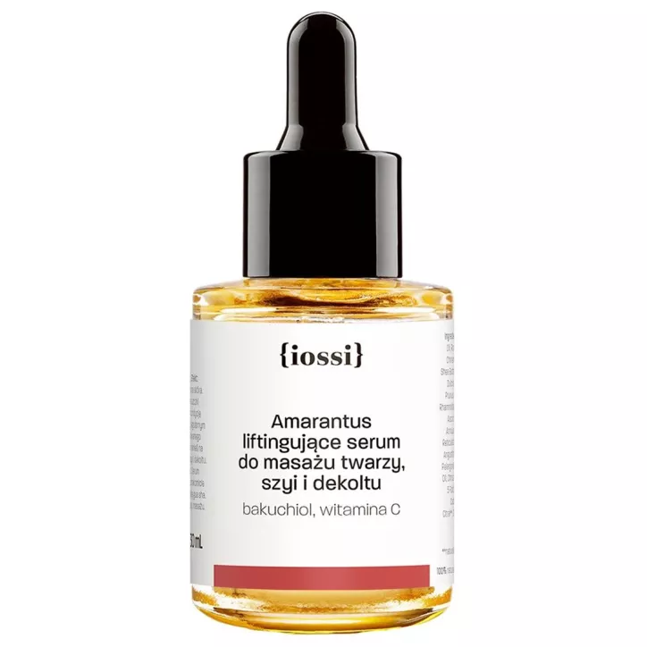 Amarantus. Serum Liftingujące do masażu twarzy, szyi i dekoltu z bakuchiolem, witaminą C Amarantus. Serum Liftingujące do masażu twarzy, szyi i dekoltu z bakuchiolem, witaminą C