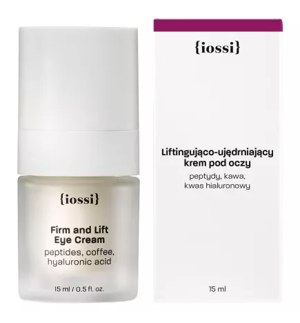 Firm and Lift Eye Cream peptides, coffee, hyaluronic acid