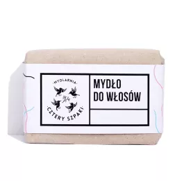 Mydło do włosów z olejem rycynowym - Cztery Szpaki
