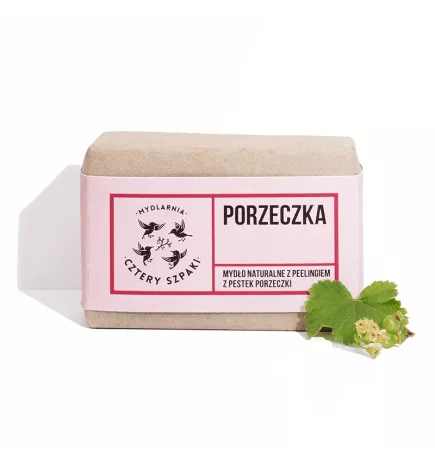 Mydło Porzeczka - peelingujące - Cztery Szpaki