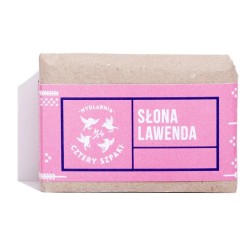 Peeling Słona Lawenda z solą morską i himalajską - Cztery Szpaki