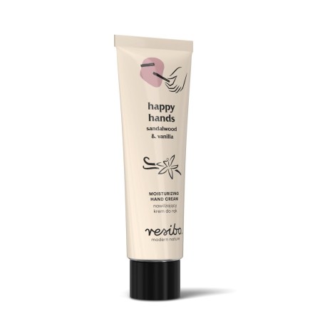 Happy Hands Sandalwood & Vanilla - Naturalny Krem Do Rąk 50