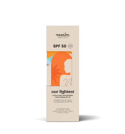 Our Lightest Ultra Lekki Krem Do Twarzy Z Antyoksydantami Spf 50 50Ml