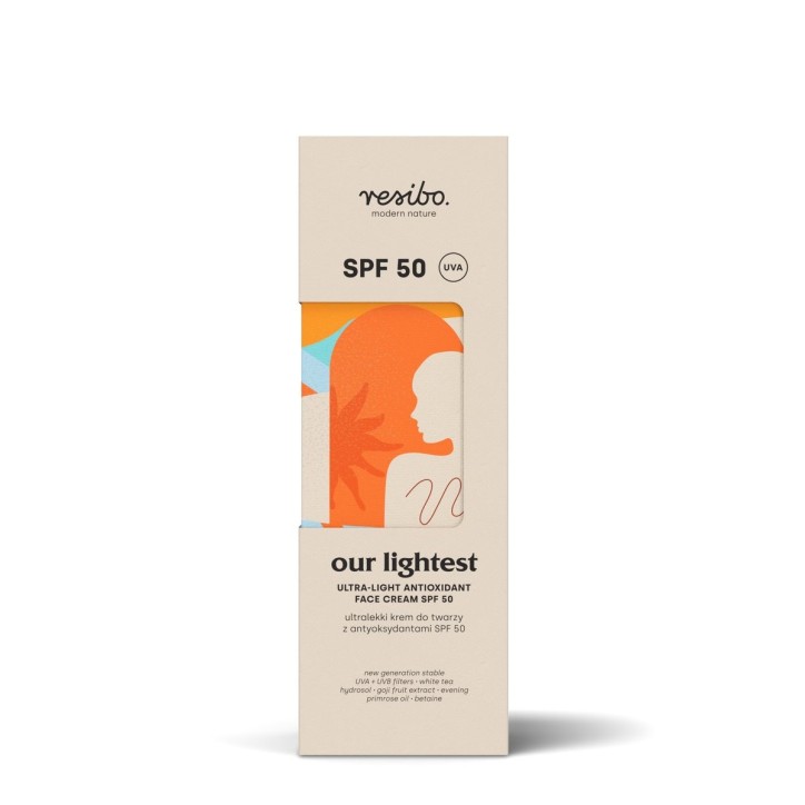 Our Lightest Ultra Lekki Krem Do Twarzy Z Antyoksydantami Spf 50 50Ml Our Lightest Ultra Lekki Krem Do Twarzy Z Antyoksydantami Spf 50 50Ml