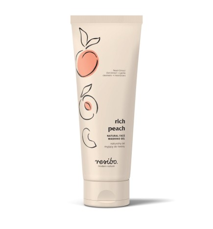 Rich Peach Naturalny Żel Myjący Do Twarzy 125 Ml