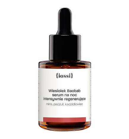 Wiesiołek Baobab. Serum intensywna nocna regeneracja – naturalny kosmetyk | Sklep Iossi