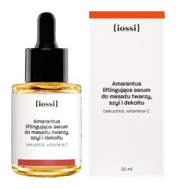 Amarantus. Serum Liftingujące do masażu twarzy, szyi i dekoltu z bakuchiolem, witaminą C