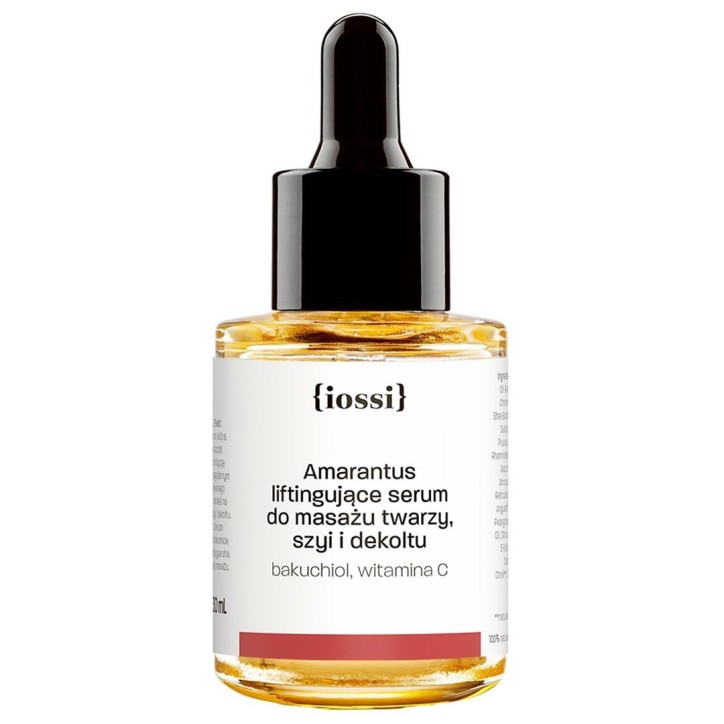 Amarantus. Serum Liftingujące do masażu twarzy, szyi i dekoltu z bakuchiolem, witaminą C Amarantus. Serum Liftingujące do masażu twarzy, szyi i dekoltu z bakuchiolem, witaminą C