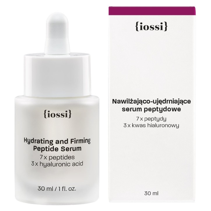 Nawilżająco Ujędrniające Serum Peptydowe. 7 x peptydy. 3 x kwas hialuronowy Nawilżająco Ujędrniające Serum Peptydowe. 7 x peptydy. 3 x kwas hialuronowy