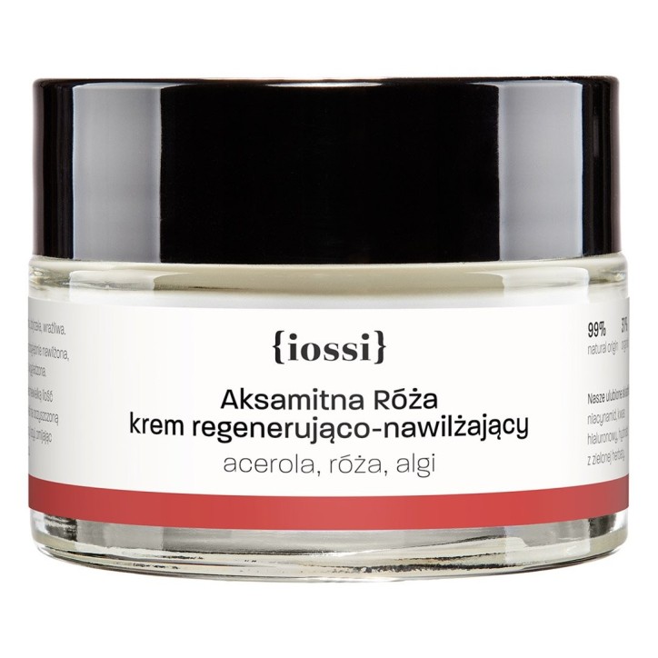 Aksamitna Róża. Krem regenerująco nawilżający. Acerola, róża, algi Aksamitna Róża. Krem regenerująco nawilżający. Acerola, róża, algi