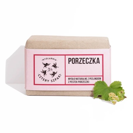 Mydło Porzeczka - peelingujące - Cztery Szpaki